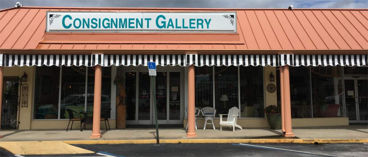 View of Consignment Gallery Storefront